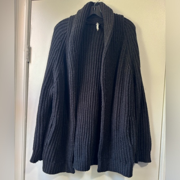 Vince Yak Wool Women’s Alpaca Cashmere Open Front Sweater Cardigan Sz M - Picture 1 of 5